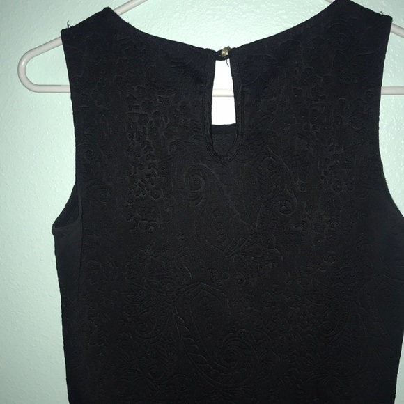 Black Peplum Top - Picture 5 of 5